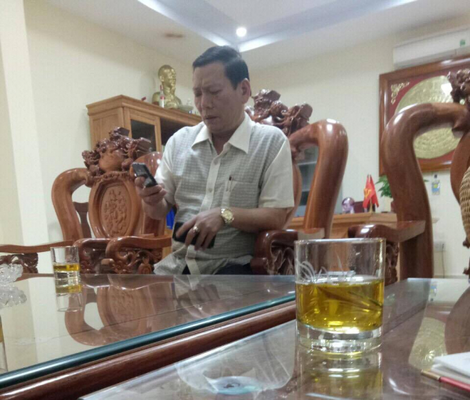 &Ocirc;ng Đậu Minh Ngọc - B&iacute; thư huyện ủy huyện Quảng trạch.
