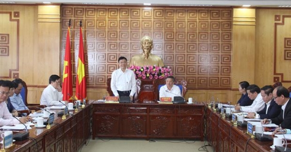 Bộ trưởng Lê Thành Long làm việc với Tỉnh ủy Lai Châu: Tỉnh quan tâm, bố trí cán bộ làm pháp chế