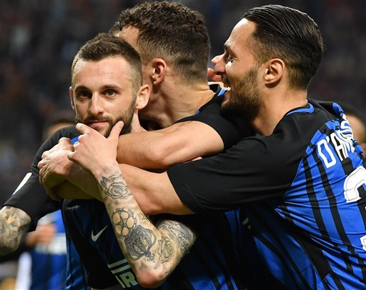Kết th&uacute;c trận đấu, Inter gi&agrave;nh chiến thắng với tỉ số 4-0. (Ảnh: Reuters)