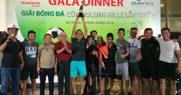 Đội Thịnh Quốc Phong vô địch giải bóng đá Cup Golden Hills