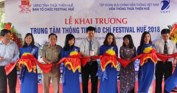Ra mắt Trung tâm thông tin báo chí Festival Huế 2018