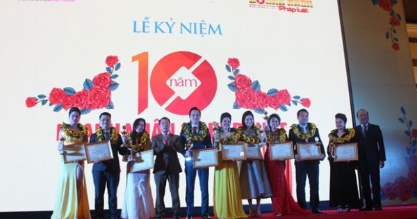 Báo Pháp luật Việt Nam kỷ niệm 10 năm ra mắt ấn phẩm Doanh nhân và Pháp luật