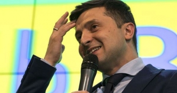 Bầu cử tổng thống Ukraine: Diễn viên hài dẫn đầu cuộc đua