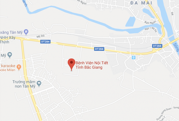 Bệnh viện Nội tiết tỉnh Bắc Giang c&oacute; trụ sở tại TP Bắc Giang.