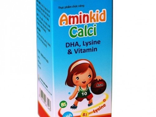 Thực phẩm bảo vệ sức khỏe Aminkid Calci