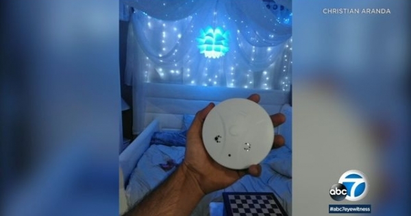 Cặp đôi phát hiện camera quay lén giường ngủ tại nhà trọ