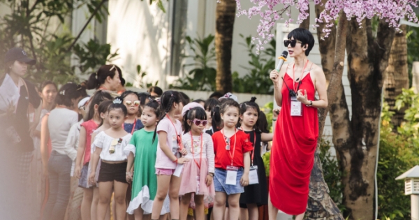 Xuân Lan tổ chức show diễn cho trẻ em tại Top 1 khu nghỉ dưỡng biển sang trọng nhất thế giới tại Đà Nẵng