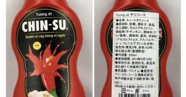 Bộ Y tế nói gì về 18 nghìn chai tương ớt Chin-su bị Nhật thu hồi?