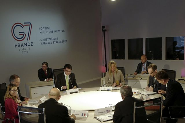 Ngoại trưởng c&aacute;c nước G7 họp tại Ph&aacute;p ng&agrave;y 5/4. (Ảnh: Reuters)
