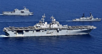 Mỹ - Philippines tập trận rầm rộ trên Biển Đông