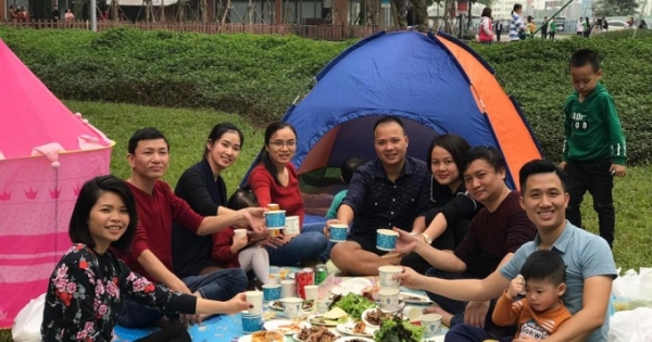 4 địa điểm cắm trại tuyệt đẹp gần Hà Nội trong dịp nghỉ lễ