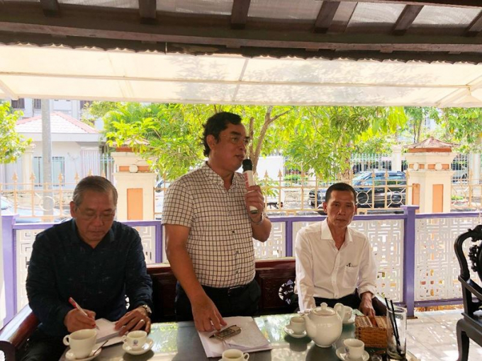Chủ tịch UBND tỉnh Bạc Li&ecirc;u - &ocirc;ng Dương Th&agrave;nh Trung ph&aacute;t biểu tại buổi gặp gỡ.