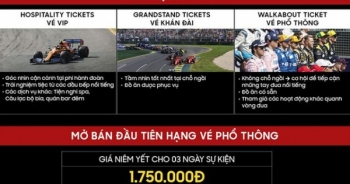 Vé xem đua xe F1 tại Hà Nội rẻ nhất 1,7 triệu đồng
