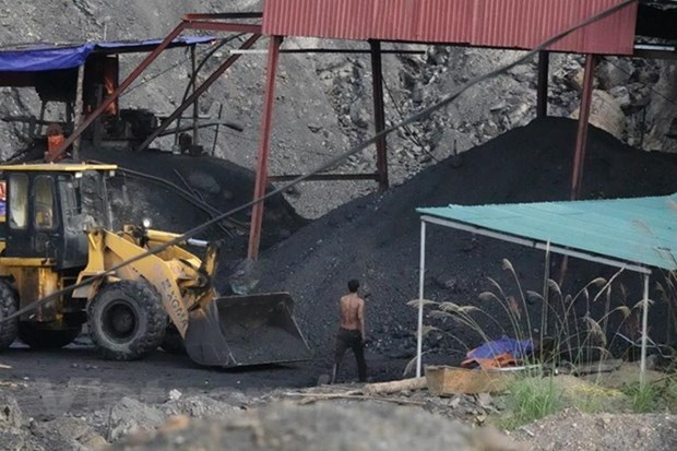 Một điểm xử l&yacute; than ở Mỏ than Suối B&agrave;ng II, tại tỉnh Sơn La. (Ảnh: P.V/Vietnam+)