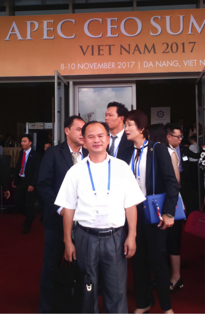 &Ocirc;ng Nguyễn Như Tuyển - Gi&aacute;m đốc C&ocirc;ng ty Anh Lu&acirc;n tham dự Hội nghị thượng đỉnh APEC tại Đ&agrave; Nẵng năm 2017.