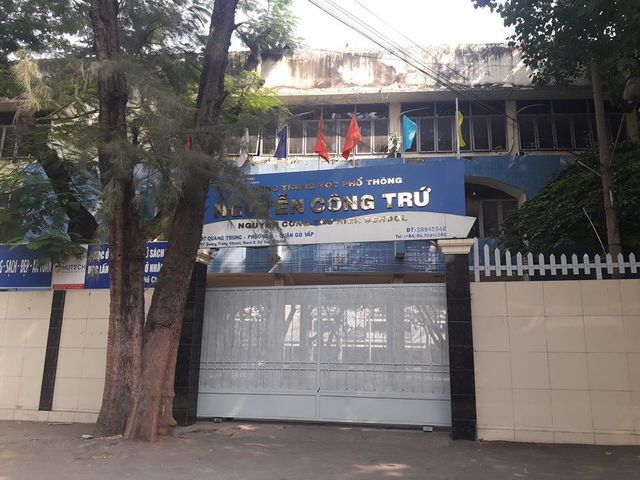 Trường THPT Nguyễn C&ocirc;ng Trứ, TPHCM (Ảnh: Ho&agrave;i Nam)