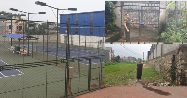 TX Phổ Yên: Quan chơi tennis ở trên, dân ở dưới đau đáu vì mất đường đi