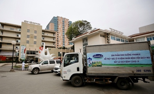 Vinamilk “cấp tốc chi viện” gần 150 nghìn sản phẩm sữa dinh dưỡng tới bệnh viện Bạch Mai