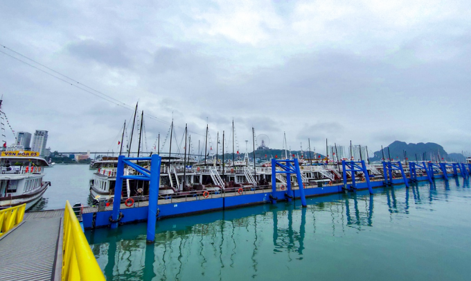 Cảng tàu Quốc tế Hạ Long đìu hiu trong mùa dịch bệnh.