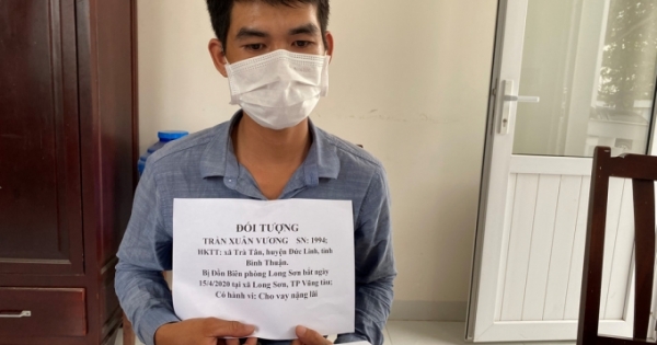 Bà Rịa - Vũng Tàu: Lực lượng bộ đội biên phòng bắt giữ đối tượng cho vay nặng lãi