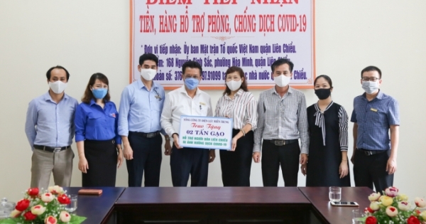 EVNCPC trao 14 tấn gạo cho các trường hợp bị ảnh hưởng bởi Covid-19 tại Đà Nẵng