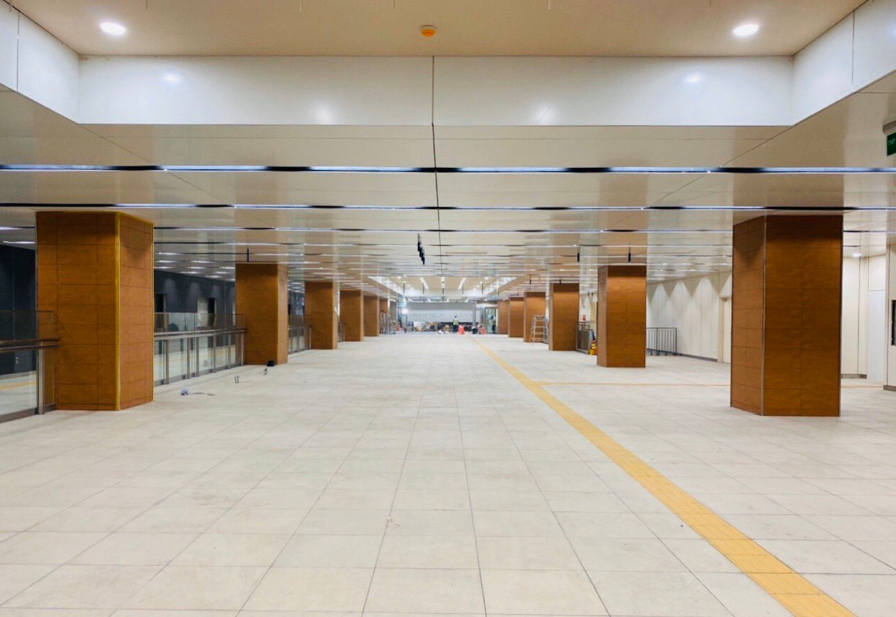 Cận cảnh những hình ảnh bên trong ga ngầm Nhà hát Thành phố của tuyến Metro Bến Thành - Suối Tiên - Ảnh 5.