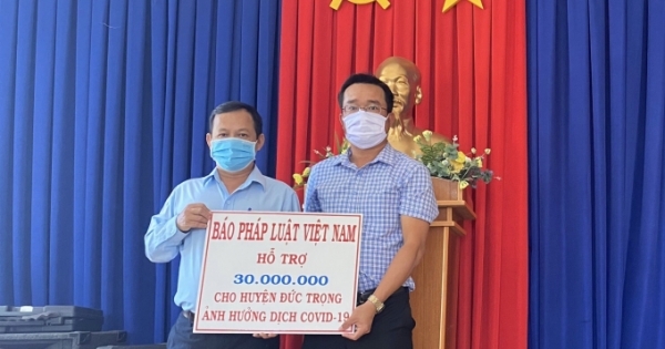 Báo Pháp luật Việt Nam chung tay giúp đỡ người nghèo tại huyện Đức Trọng