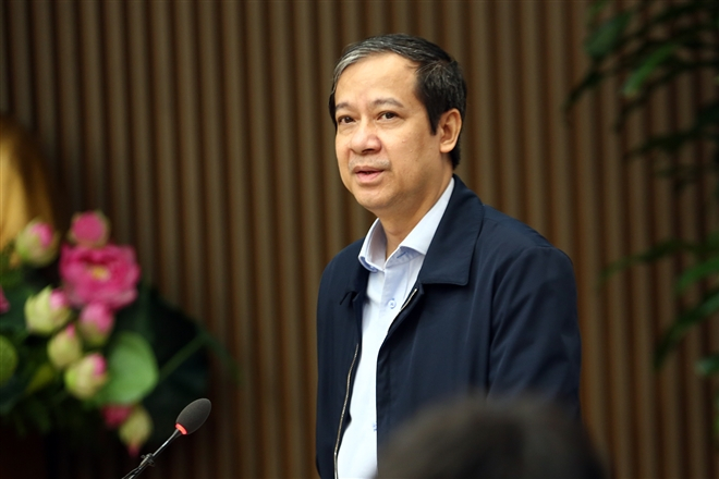 Tân Bộ trưởng Bộ GD&amp;amp;ĐT Nguyễn Kim Sơn. Ảnh: VGP