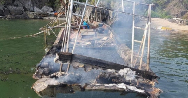 Quảng Ninh: 3 người bỏng nặng sau khi bình ga trên tàu đánh bắt hải sản phát nổ