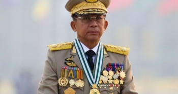 Thống tướng Myanmar công du sau đảo chính