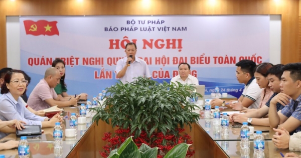 Đảng bộ Báo Pháp luật Việt Nam quán triệt Nghị quyết Đại hội XIII của Đảng