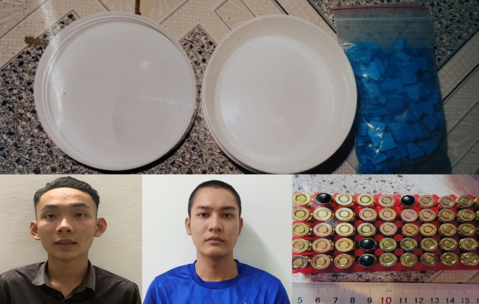 ):  Bị can Trịnh Phước Đang và tang vật là ma túy và đạn bị thu giữ