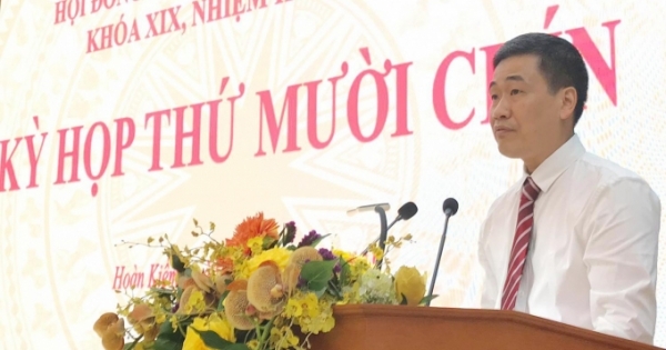Hà Nội: Ông Nguyễn Quốc Hoàn được bầu giữ chức Phó Chủ tịch quận Hoàn Kiếm