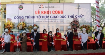 Vĩnh Phúc khởi công Tổ hợp giáo dục thể chất cho trường tiểu học Minh Quang