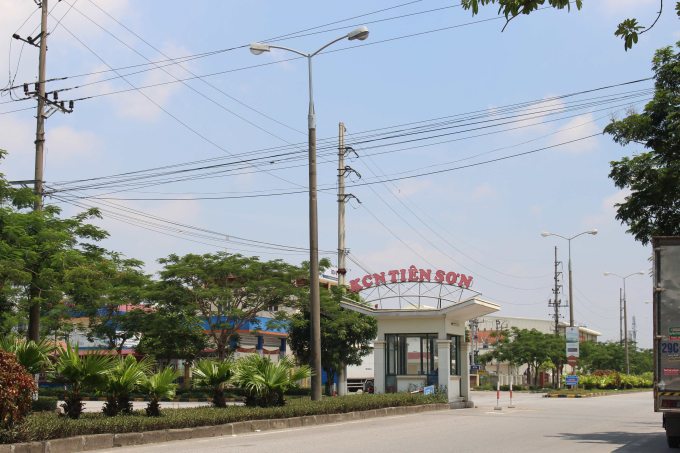 Khu công nghiệp Tiên Sơn, tỉnh Bắc Ninh.