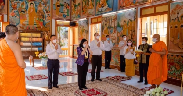 Ban Dân Vận Trung ương chúc Tết cổ truyền Chôl Chnăm Thmây đồng bào Khmer tại TP HCM