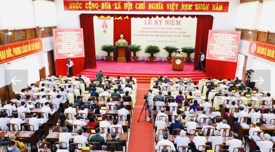 Ninh Thuận kỉ niệm 30 năm tái lập tỉnh.