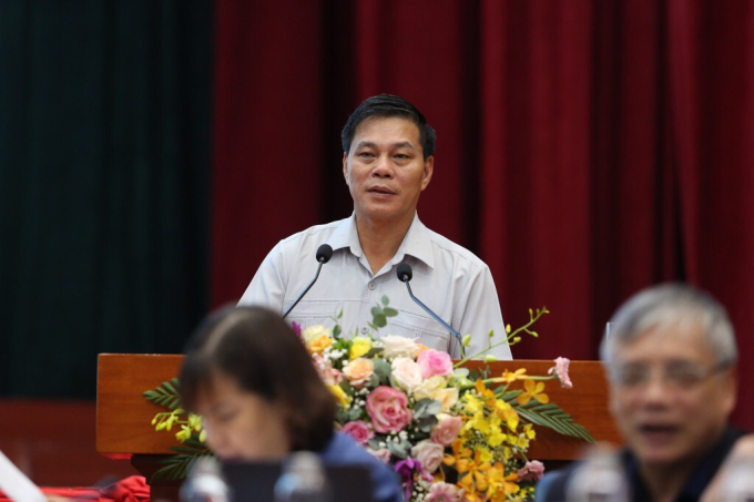 Chủ tịch UBND TP Hải Phòng Nguyễn Văn Tùng phát biểu tại hội thảo.