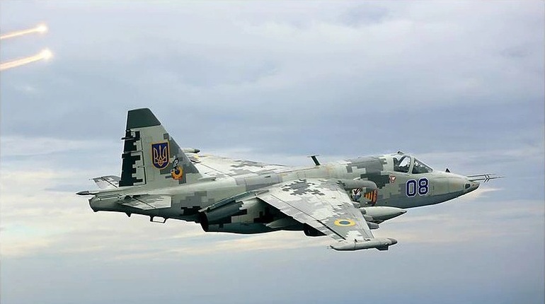 Một máy bay chiến đấu ném bom Su-25 của Ukraine (Ảnh minh họa: Bộ Quốc phòng Ukraine).