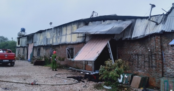 Hà Nội: Cháy xưởng may 300 m2, khiến một người tử vong