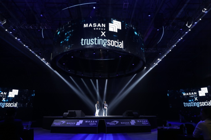 Masan công bố hoàn tất thỏa thuận đầu tư 65 triệu USD mua 25% cổ phần của vừa hoàn tất việc mua 25% cổ phần của Công ty Cổ phần Trusting Social (Công ty con tại Việt Nam của Trust IQ Pte. Ltd).