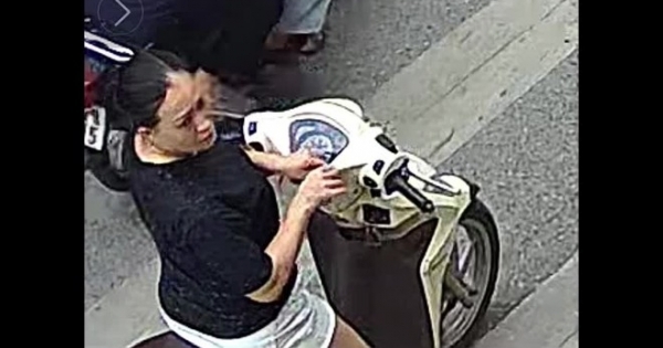 Hà Nội: Truy tìm cặp đôi nam nữ trộm xe máy điện giữa ban ngày