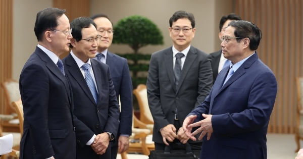 Thủ tướng tiếp Tổng giám đốc phụ trách tài chính Tập đoàn Samsung
