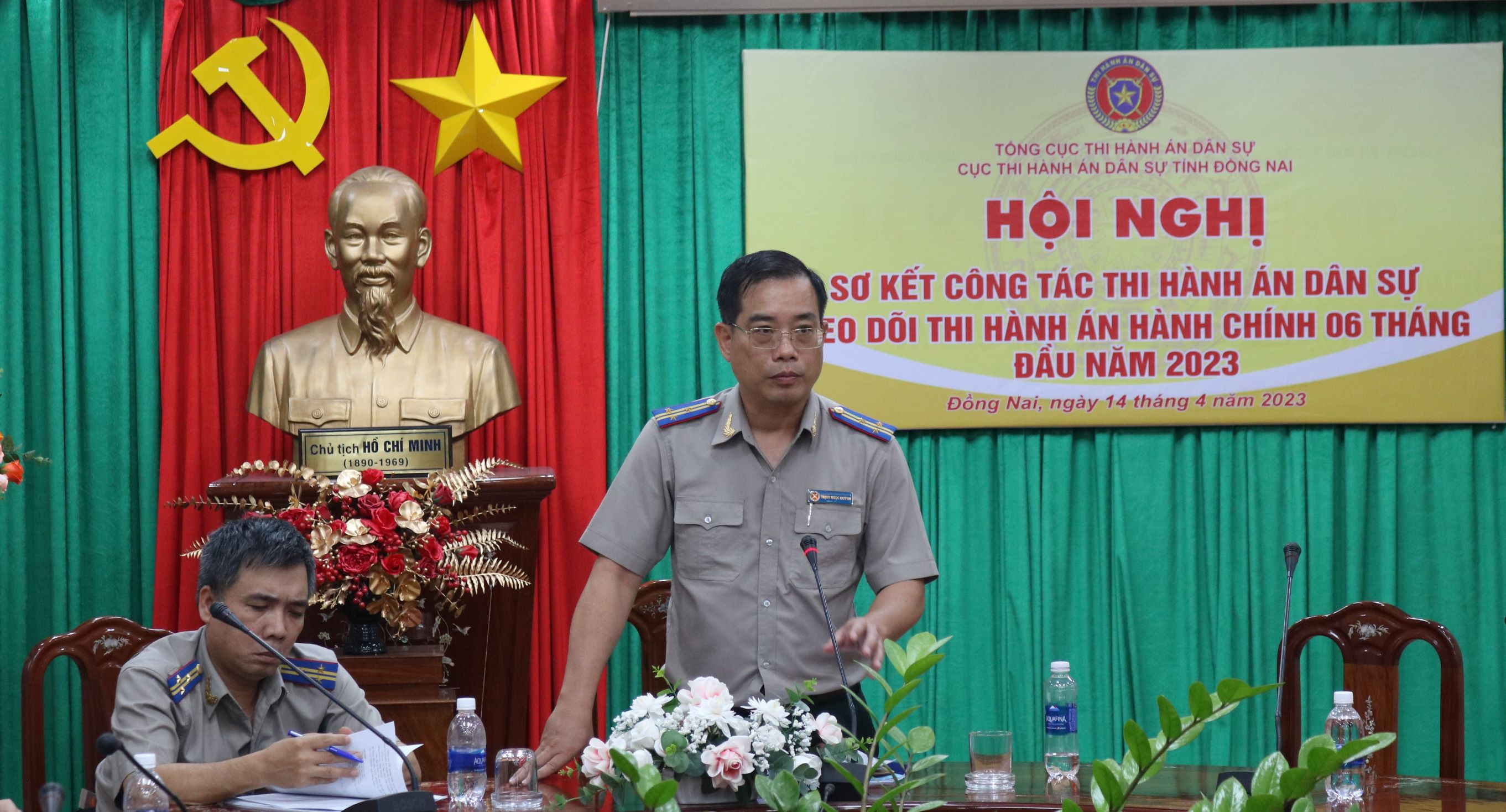 Ông Trịnh Ngọc Quỳnh – Cục trưởng Cục THADS tỉnh Đồng Nai phát biểu chỉ đạo.