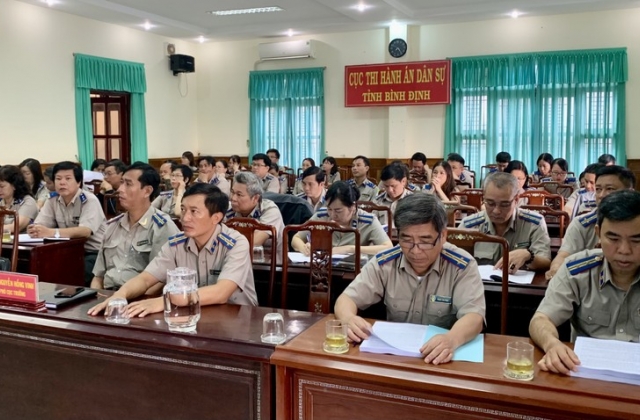 Cục THADS tỉnh Bình Định tổ chức tập huấn công tác nghiệp vụ