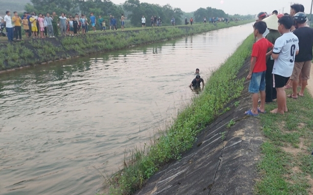 Đi tắm kênh, một học sinh tại Hà Tĩnh đuối nước thương tâm