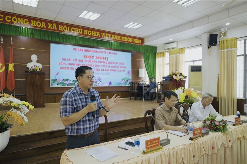 Ông Lê Văn Gọi - Phó Giám đốc Sở NN&amp;amp;PTNT phát biểu tại Hội nghị