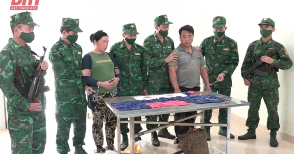 Thanh Hoá: Bắt quả tang 2 đối tượng vận chuyển ma túy qua biên giới với khối lượng lớn