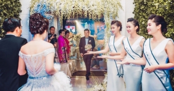 Đám cưới tiền tỷ rước dâu bằng máy bay của cô gái Nam Định