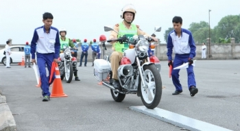 Hội thi "Hướng dẫn viên Lái xe an toàn xuất sắc năm 2016" tổ chức tại Công ty Honda Việt Nam